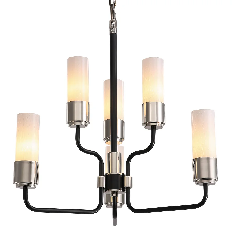 Chandeliers for High Ceilings to Fill Vertical SpaceChandeliers for High Ceilings to Fill Vertical SpaceKanova & Co. Albano KCH0119-6PN Chandelier Light - Polsihed Nickel Chandeliers for High Ceilings to Fill Vertical SpaceChandeliers for High Ceilings to Fill Vertical SpaceKanova & Co. Albano KCH0119-6PN Chandelier Light - Polsihed Nickel