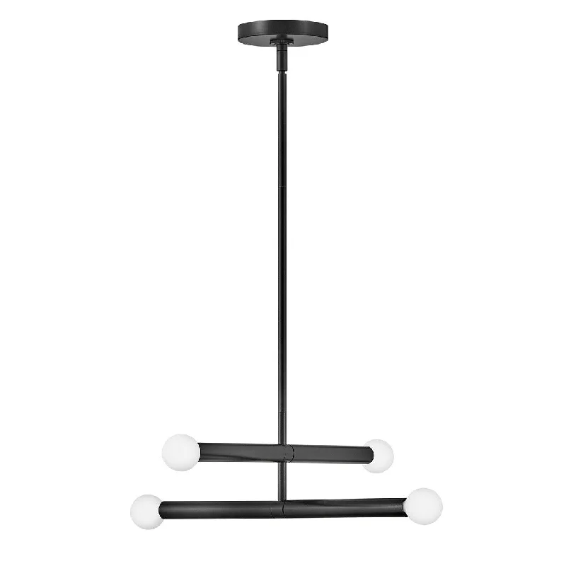 Chandeliers with Metal Frames in Bronze FinishChandeliers with Metal Frames in Bronze FinishLark Millie 83194BK Chandelier Light - Black