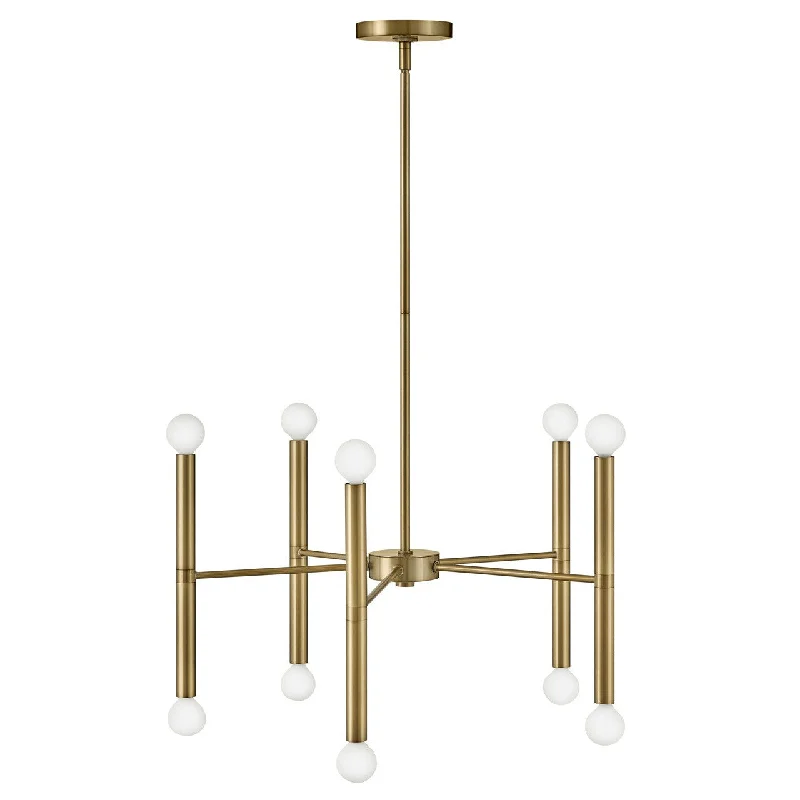 French Country Chandeliers with a Romantic AuraFrench Country Chandeliers with a Romantic AuraLark Millie 83198LCB Chandelier Light - Lacquered Brass
