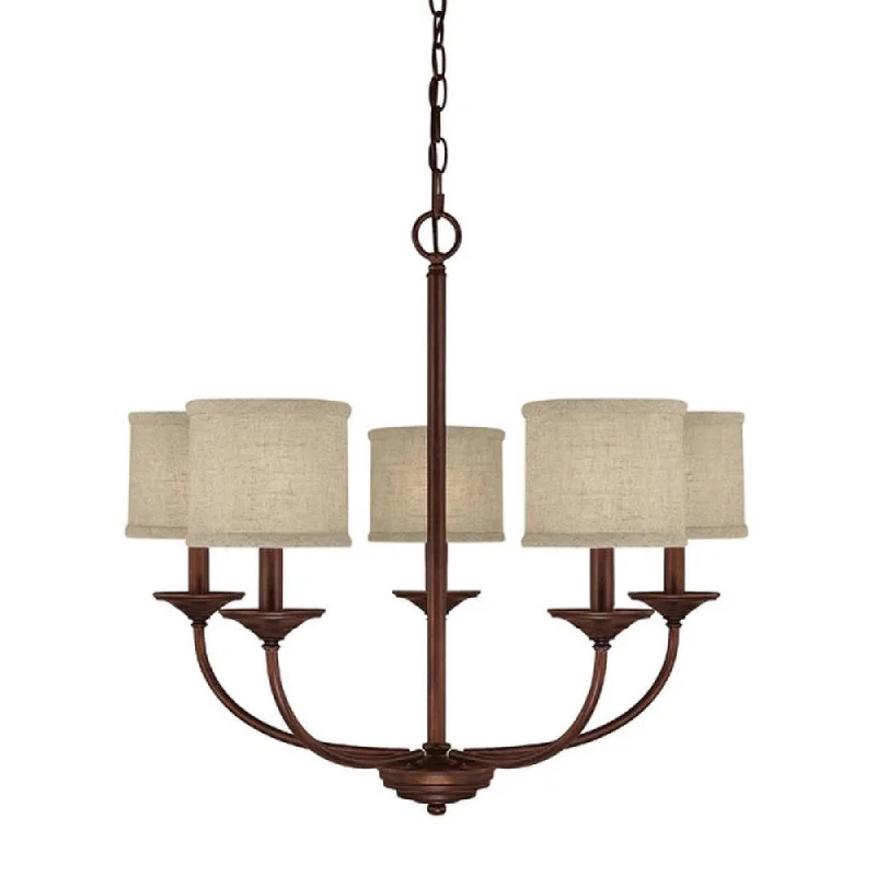 Modern Crystal Chandeliers for Contemporary HomesModern Crystal Chandeliers for Contemporary HomesLoft 5-light Burnished Bronze Chandelier