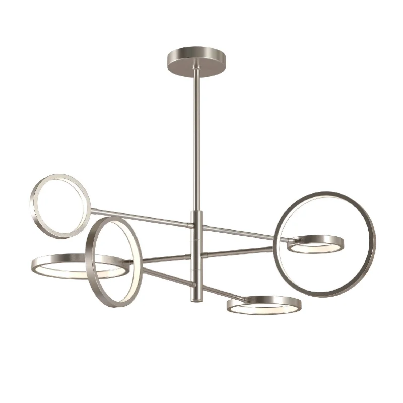 Chandeliers with Adjustable Arms for Directional LightingChandeliers with Adjustable Arms for Directional LightingLuce Lumen 7426-89 Chandelier Light - Brushed Steel Chandeliers with Adjustable Arms for Directional LightingChandeliers with Adjustable Arms for Directional LightingLuce Lumen 7426-89 Chandelier Light - Brushed Steel