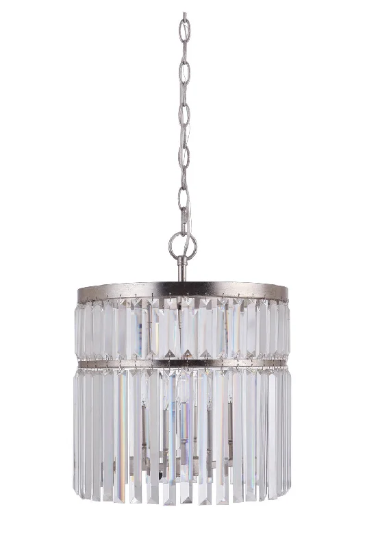 Small Chandeliers for Compact RoomsSmall Chandeliers for Compact RoomsMariana Cassie 390414 Chandelier Light - Silver Leaf