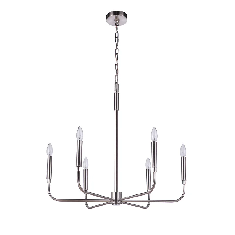 Incandescent Chandeliers for a Warm and Traditional GlowIncandescent Chandeliers for a Warm and Traditional GlowMariana Beverly 580645 Chandelier Light - Satin Nickel Incandescent Chandeliers for a Warm and Traditional GlowIncandescent Chandeliers for a Warm and Traditional GlowMariana Beverly 580645 Chandelier Light - Satin Nickel