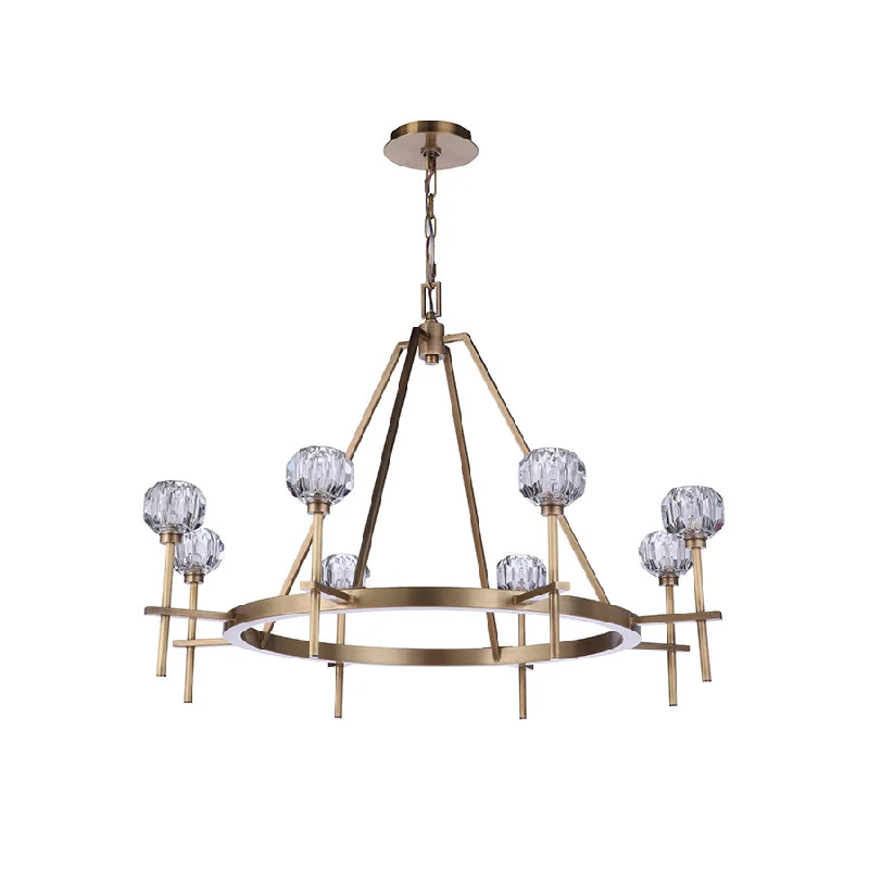 Chandeliers with Venetian Glass for a Luxurious LookChandeliers with Venetian Glass for a Luxurious LookMariana Scepter 700804 Chandelier Light - Brass