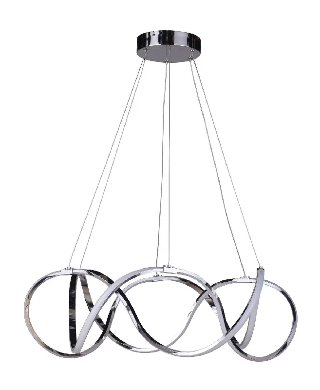 Chandeliers for Low Ceilings to Avoid OvercrowdingChandeliers for Low Ceilings to Avoid OvercrowdingMariana Trilogy 703305 Chandelier Light - Chrome