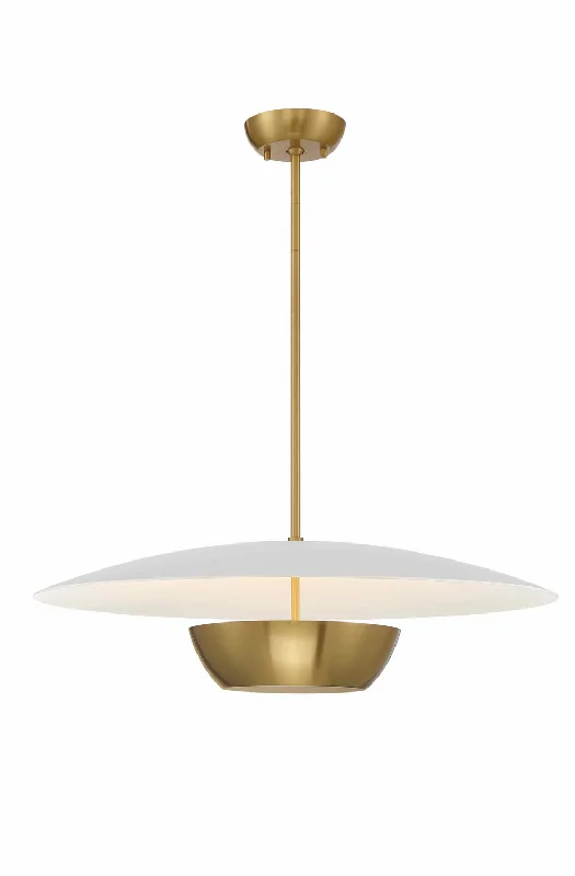 Mid - Century Modern Chandeliers for Vintage AppealMid - Century Modern Chandeliers for Vintage AppealMariana Echo 803212 Chandelier Light - White and Brass