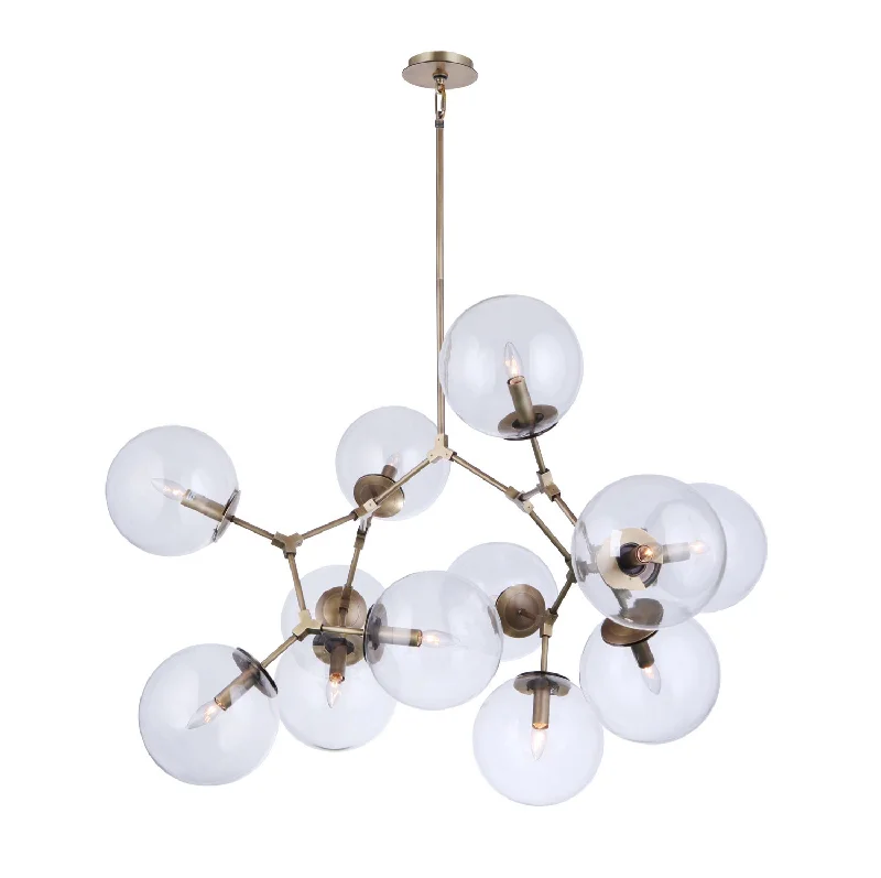 Chandeliers with Candle - Style Bulbs for a Classic AestheticChandeliers with Candle - Style Bulbs for a Classic AestheticMariana 981242 Chandelier Light - Aged Brass