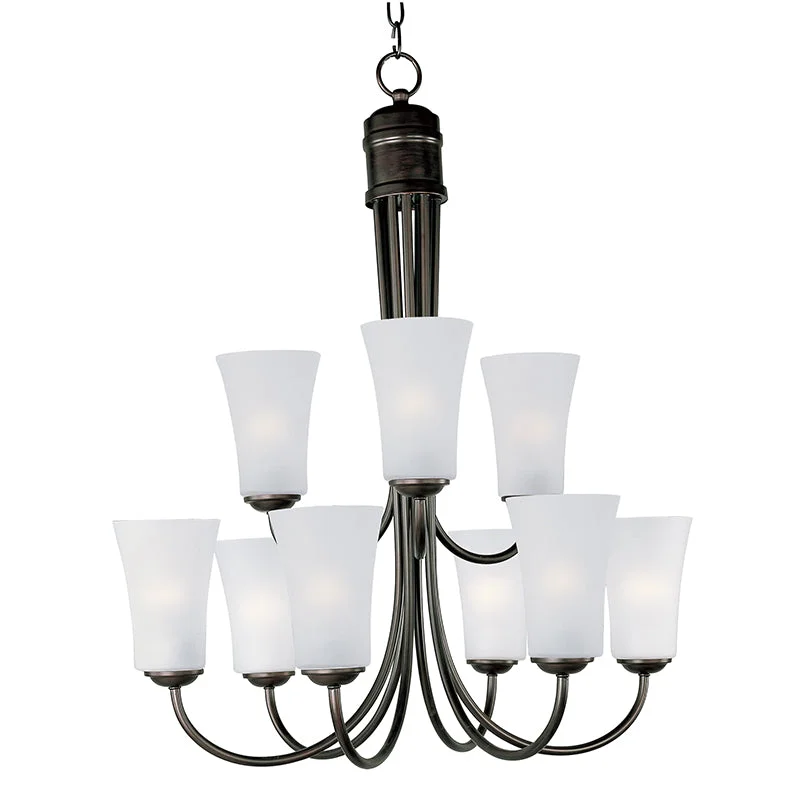 LED Chandeliers for Energy - Efficient LightingLED Chandeliers for Energy - Efficient LightingMaxim 10046FT Logan 9-lt 29" Chandelier