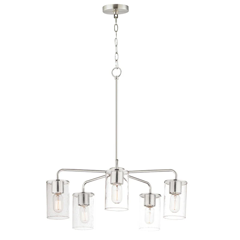 Chandeliers with Sputnik - Style Design for a Futuristic VibeChandeliers with Sputnik - Style Design for a Futuristic VibeMaxim 11846CD Sleek 5-lt 25" Chandelier