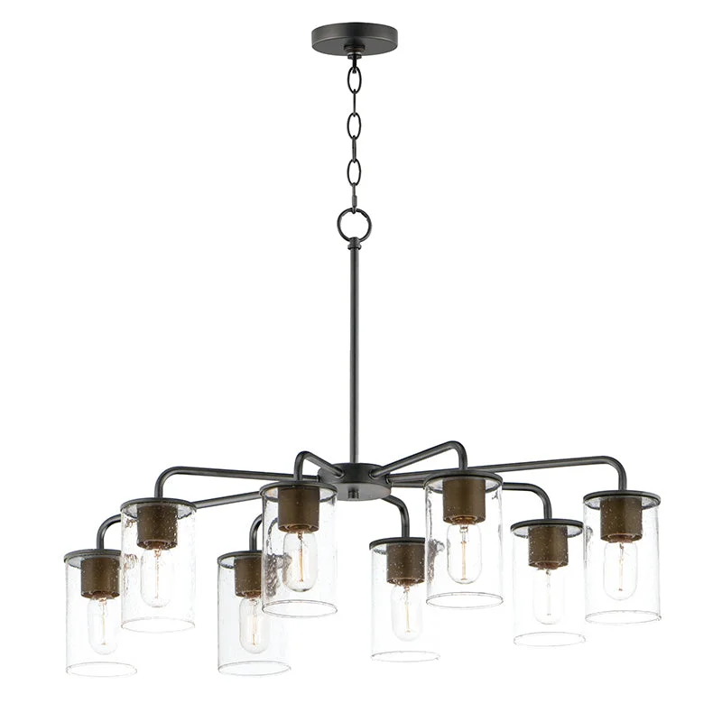 Chandeliers for Low Ceilings to Avoid OvercrowdingChandeliers for Low Ceilings to Avoid OvercrowdingMaxim 11848CD Sleek 8-lt 34" Chandelier