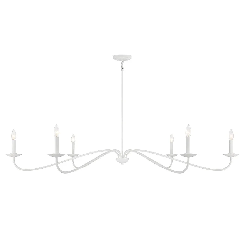 French Country Chandeliers with a Romantic AuraFrench Country Chandeliers with a Romantic AuraMeridian M100119BQW Chandelier Light - Bisque White