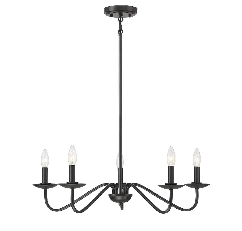 Oversized Chandeliers as a Statement Piece in Living RoomsOversized Chandeliers as a Statement Piece in Living RoomsMeridian M100120MBK Chandelier Light - Matte Black
