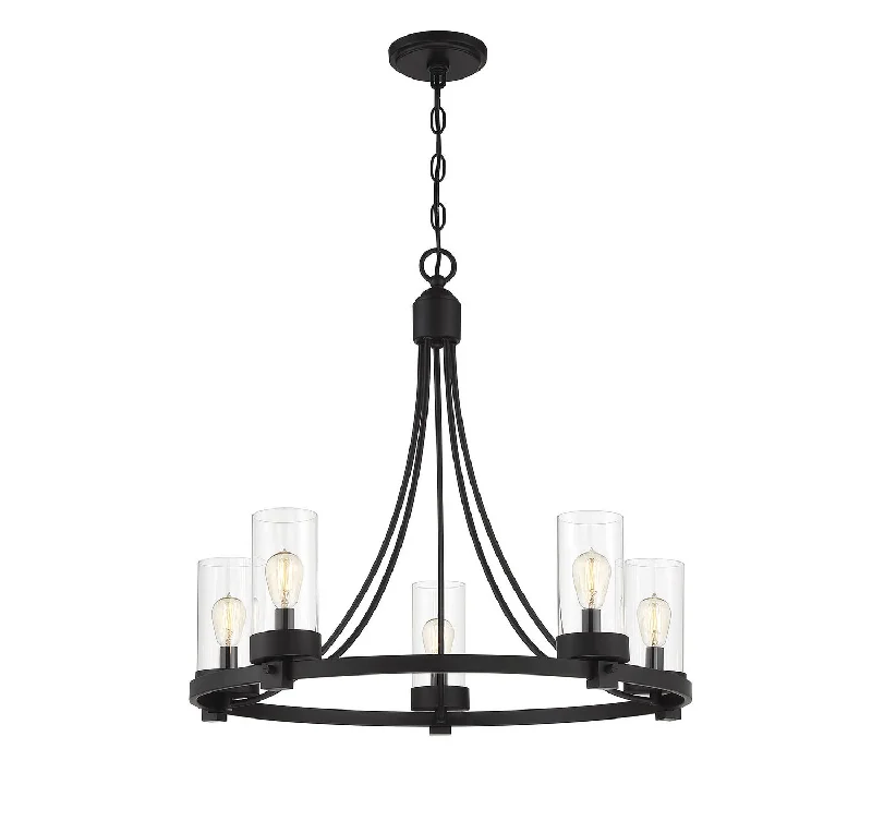 Traditional Brass Chandeliers for Classic InteriorsTraditional Brass Chandeliers for Classic InteriorsMeridian Mchan M10018MBK Chandelier Light - Matte Black