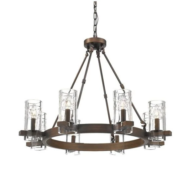 Chandeliers with Colored Glass for a Splash of ColorChandeliers with Colored Glass for a Splash of ColorMillennium Lighting Tulsa Chandelier - Bronze