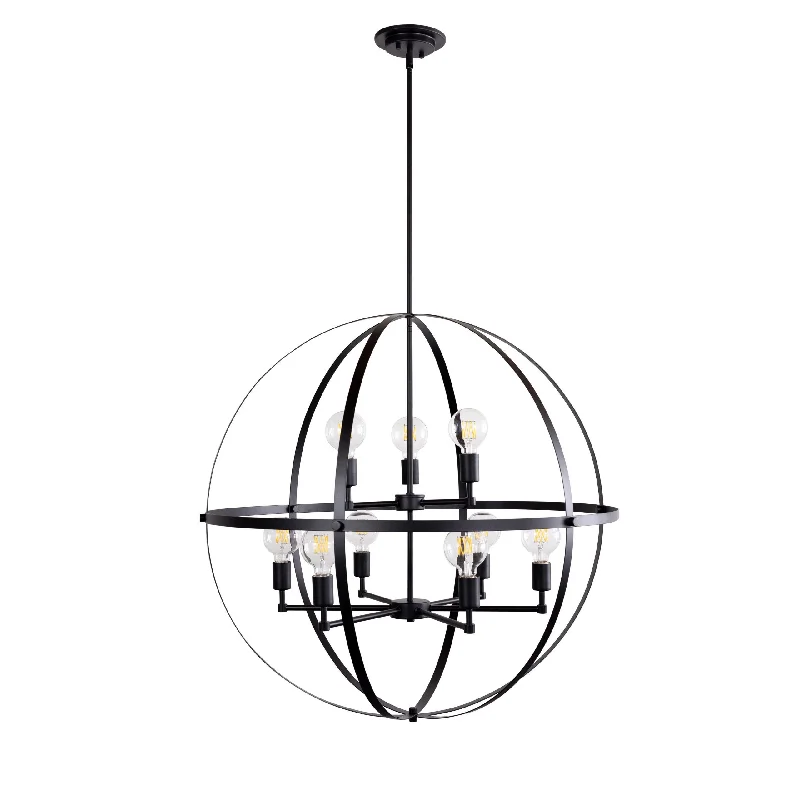 Chandeliers with Multiple Lights for Maximum IlluminationChandeliers with Multiple Lights for Maximum IlluminationPD1149/BK