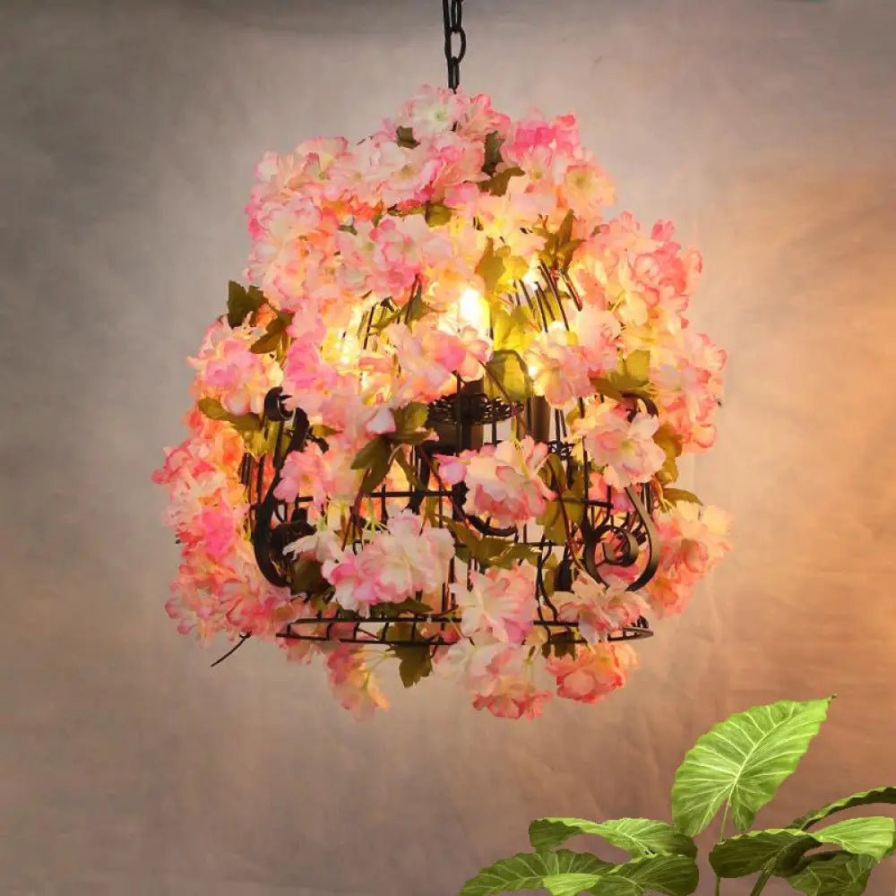Chandeliers with Colored Glass for a Splash of ColorChandeliers with Colored Glass for a Splash of ColorFarmhouse Iron Chandelier with Pink Cherry Blossoms and Bell Cage - 3 Bulb Pendant Light for Restaurants Chandeliers with Colored Glass for a Splash of ColorChandeliers with Colored Glass for a Splash of ColorFarmhouse Iron Chandelier with Pink Cherry Blossoms and Bell Cage - 3 Bulb Pendant Light for Restaurants