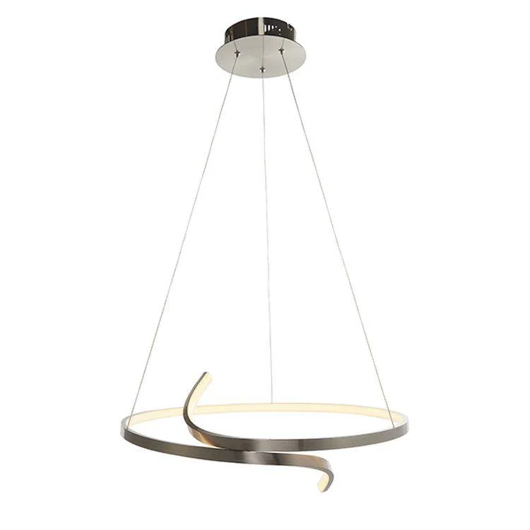 Chandeliers with Metal Frames in Silver FinishChandeliers with Metal Frames in Silver FinishRafe Pendant Ceiling Light Satin Nickel
