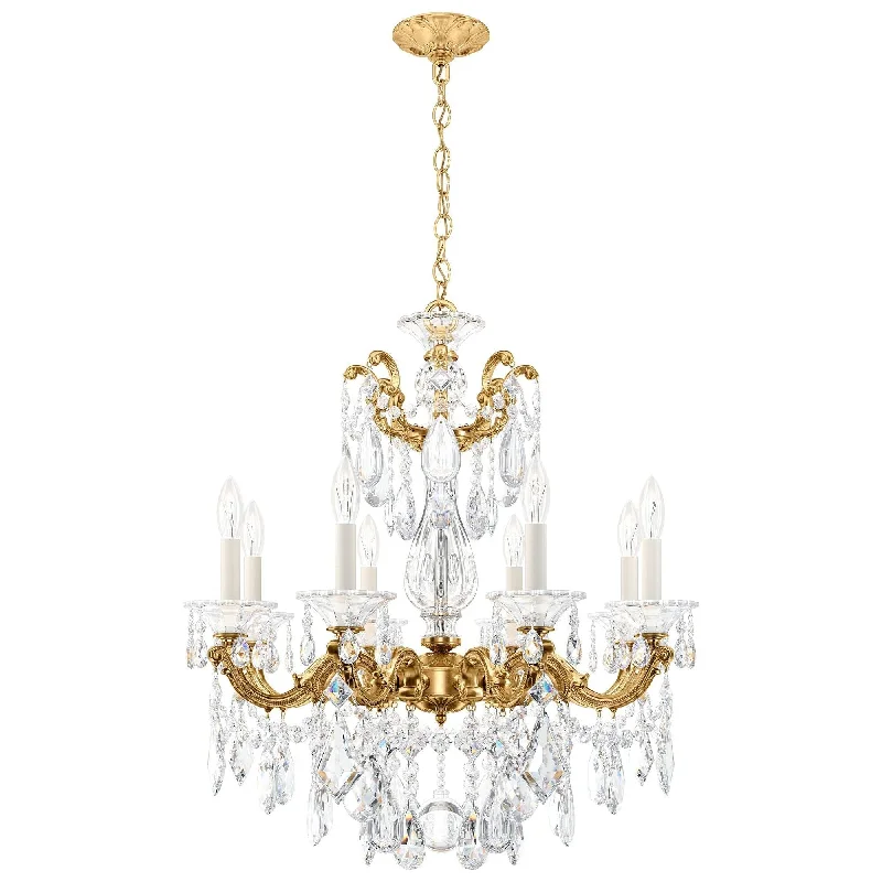 Chandeliers with Frosted Glass for a Softer Light DiffusionChandeliers with Frosted Glass for a Softer Light DiffusionLa Scala 8-Light Chandelier
