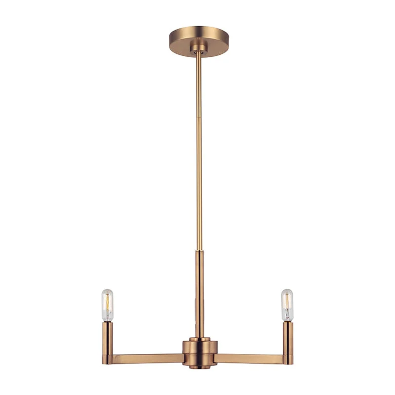 Mid - Century Modern Chandeliers for Vintage AppealMid - Century Modern Chandeliers for Vintage AppealSea Gull 3164203 Fullton 3-lt 20" Chandelier