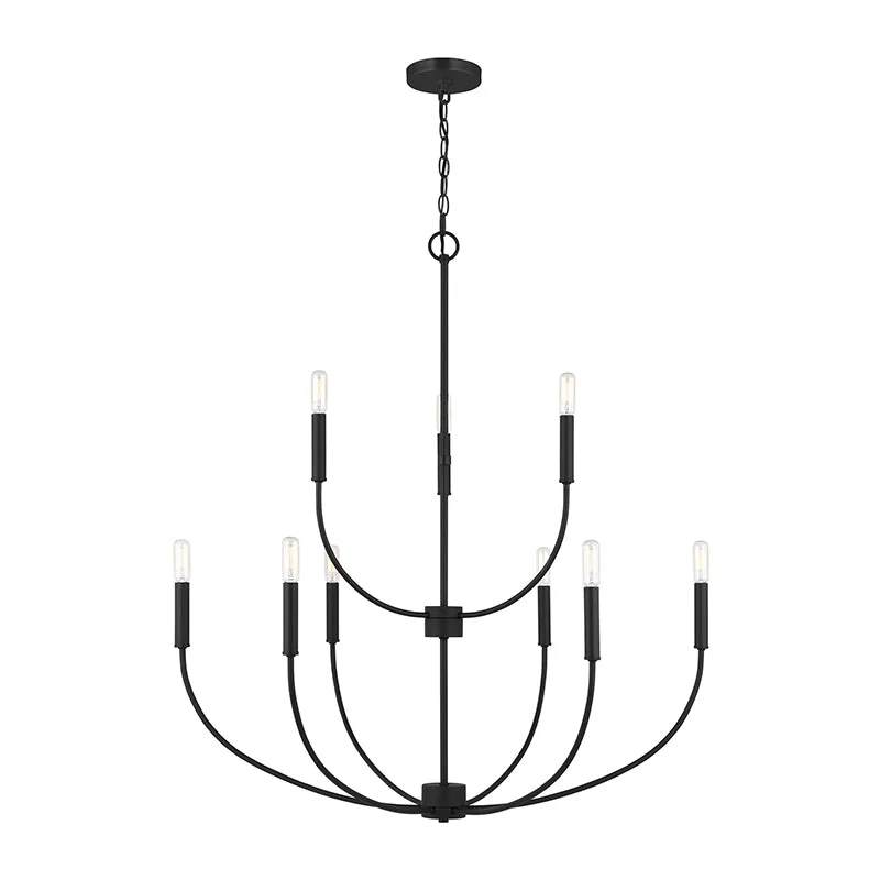 Large Chandeliers for Grand Halls and FoyersLarge Chandeliers for Grand Halls and FoyersSea Gull 3167109EN Greenwich 9-lt 32" LED Chandelier