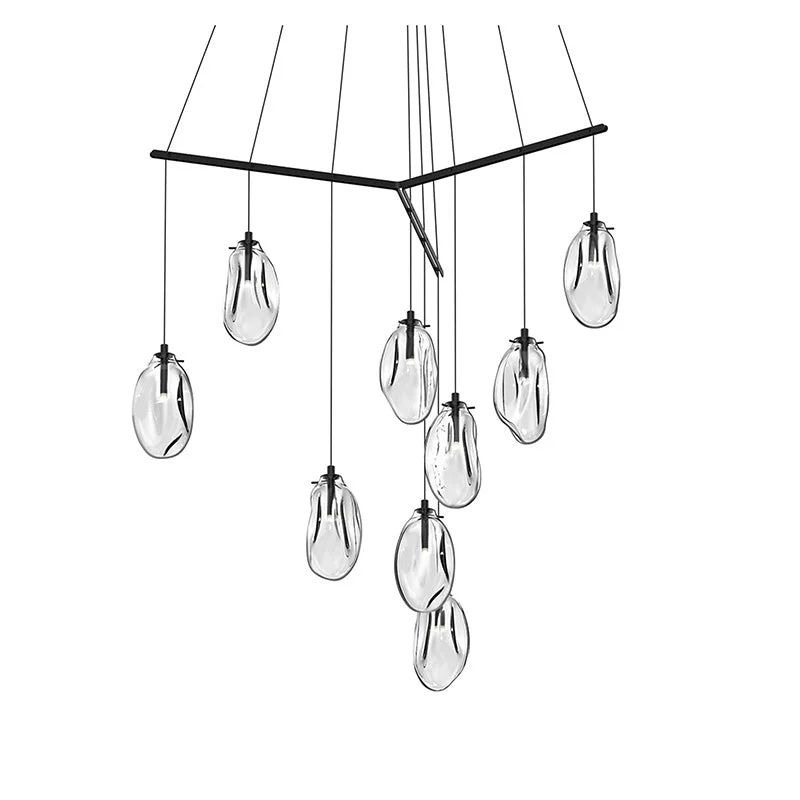 Art Deco Chandeliers for a Retro - Glam LookArt Deco Chandeliers for a Retro - Glam LookSonneman 2977 Liquid 9-lt 51" LED Tri-Spreader Chandelier Art Deco Chandeliers for a Retro - Glam LookArt Deco Chandeliers for a Retro - Glam LookSonneman 2977 Liquid 9-lt 51" LED Tri-Spreader Chandelier