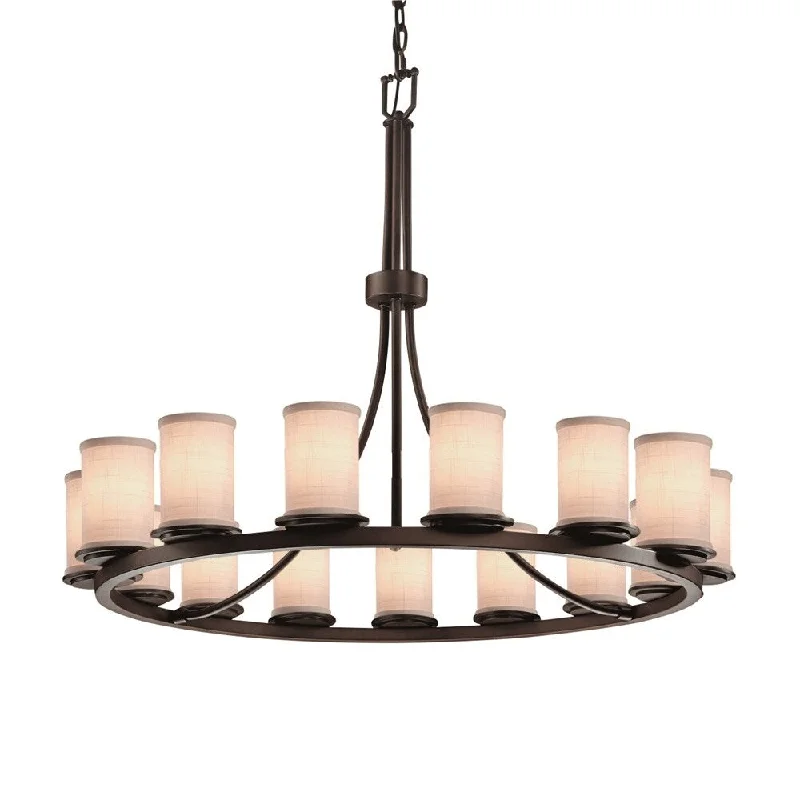 Chandeliers with Venetian Glass for a Luxurious LookChandeliers with Venetian Glass for a Luxurious LookTextile Dakota 1-Tier Dark Bronze Ring Chandelier, White Cylinder w/ Flat Rim Shade Chandeliers with Venetian Glass for a Luxurious LookChandeliers with Venetian Glass for a Luxurious LookTextile Dakota 1-Tier Dark Bronze Ring Chandelier, White Cylinder w/ Flat Rim Shade