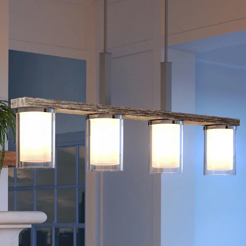 Chandeliers with Adjustable Height for Custom InstallationChandeliers with Adjustable Height for Custom InstallationUHP3220 Contemporary Chandelier, 14.75"H x 4.875"W, Brushed Nickel Finish, Evanston Collection Chandeliers with Adjustable Height for Custom InstallationChandeliers with Adjustable Height for Custom InstallationUHP3220 Contemporary Chandelier, 14.75"H x 4.875"W, Brushed Nickel Finish, Evanston Collection