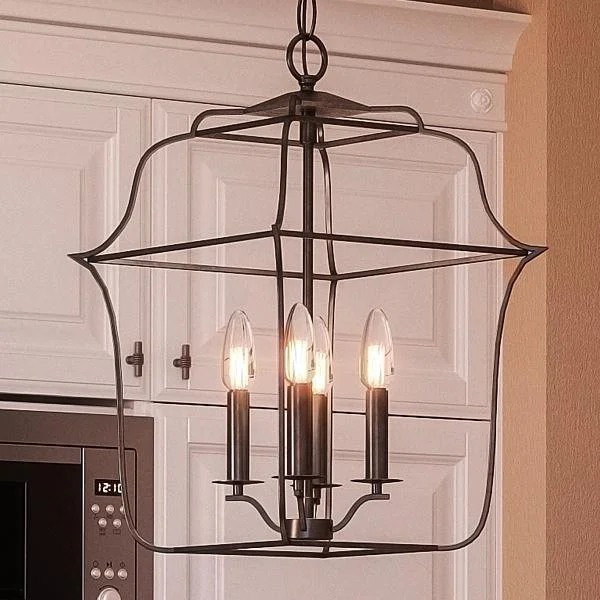 Chandeliers with Clear Crystal for a Sparkling EffectChandeliers with Clear Crystal for a Sparkling EffectUQL2321 Colonial Chandelier, 20"H x 14"W, Vintage Black Finish, Savannah Collection Chandeliers with Clear Crystal for a Sparkling EffectChandeliers with Clear Crystal for a Sparkling EffectUQL2321 Colonial Chandelier, 20"H x 14"W, Vintage Black Finish, Savannah Collection
