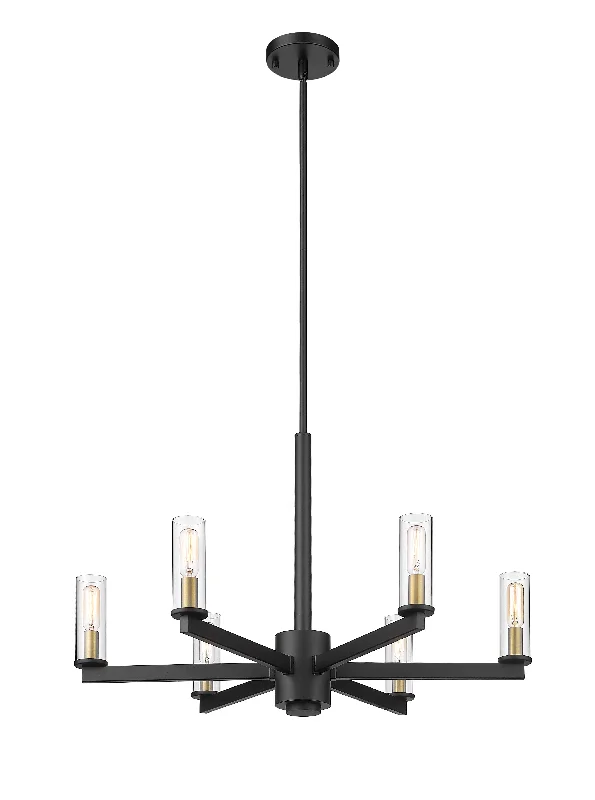 Ceiling - Mounted Chandeliers for Standard CeilingsCeiling - Mounted Chandeliers for Standard CeilingsUW LH306HBKBNG