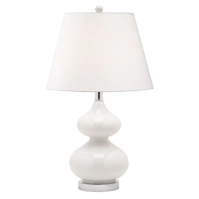 mid century modern table lamps with iconic designs for a stylish studymid century modern table lamps with iconic designs for a stylish study1LT Incandescent Table Lamp, WH GL w/ White Shade