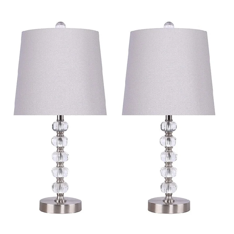 Brushed Nickel w/ Natural Linen