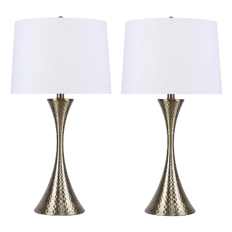 Antique Soft Brass w/ Off-White Shade