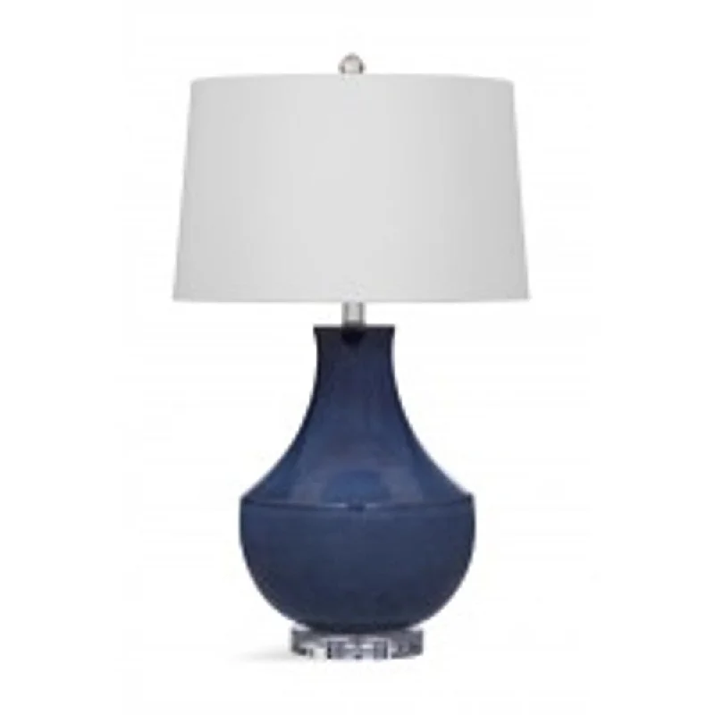 bohemian table lamps with colorful patterns for eclectic bedroomsbohemian table lamps with colorful patterns for eclectic bedroomsBassett Mirror Company Kayley Blue Ceramic 32-inch Table Lamp