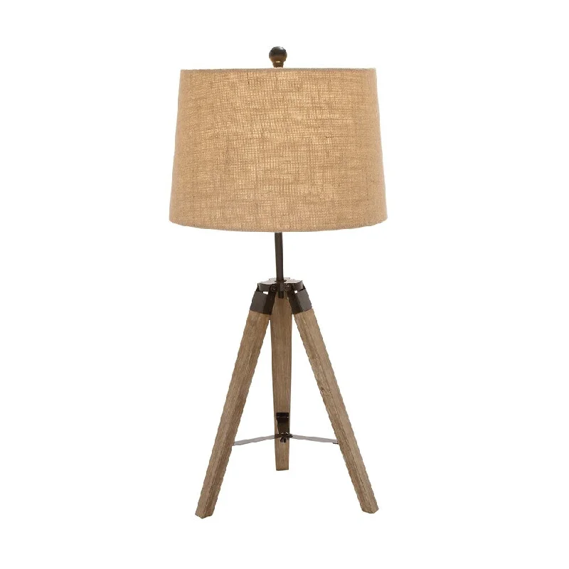 victorian style table lamps with ornate details for traditional homesvictorian style table lamps with ornate details for traditional homesBenzara Wood and Metal Independet Tripod Table Lamp