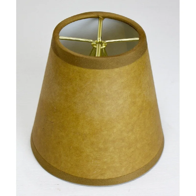rustic farmhouse table lamps for cozy kitchensrustic farmhouse table lamps for cozy kitchensBrown Empire Hard Back Lampshade with Gold Lining - 5x8x7 Clip On
