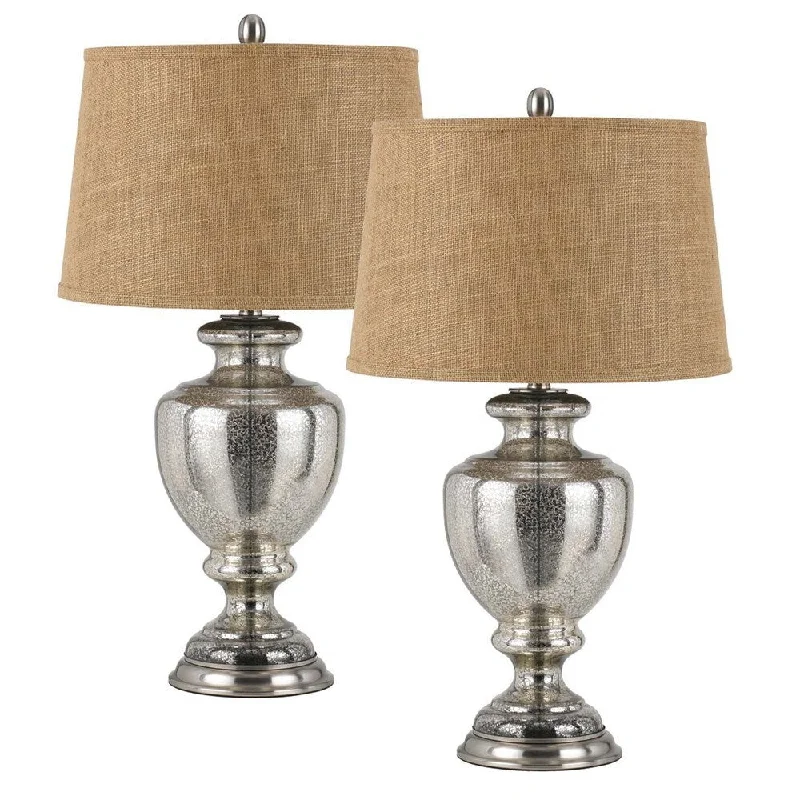 gothic style table lamps with dark finishes for a mysterious lookgothic style table lamps with dark finishes for a mysterious lookCal Lighting Aged Glass Marcos Table Lamps (Set of 2)