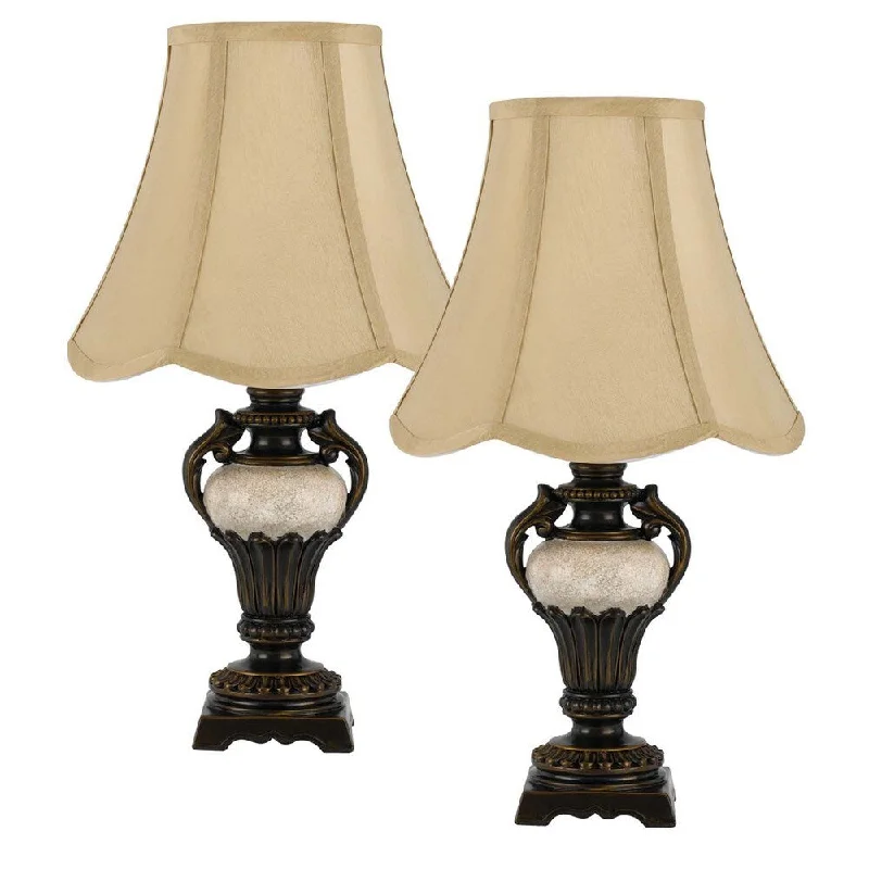 victorian style table lamps with ornate details for traditional homesvictorian style table lamps with ornate details for traditional homesCal Lighting Antique Bronze Accent Lamps (Set of 2)