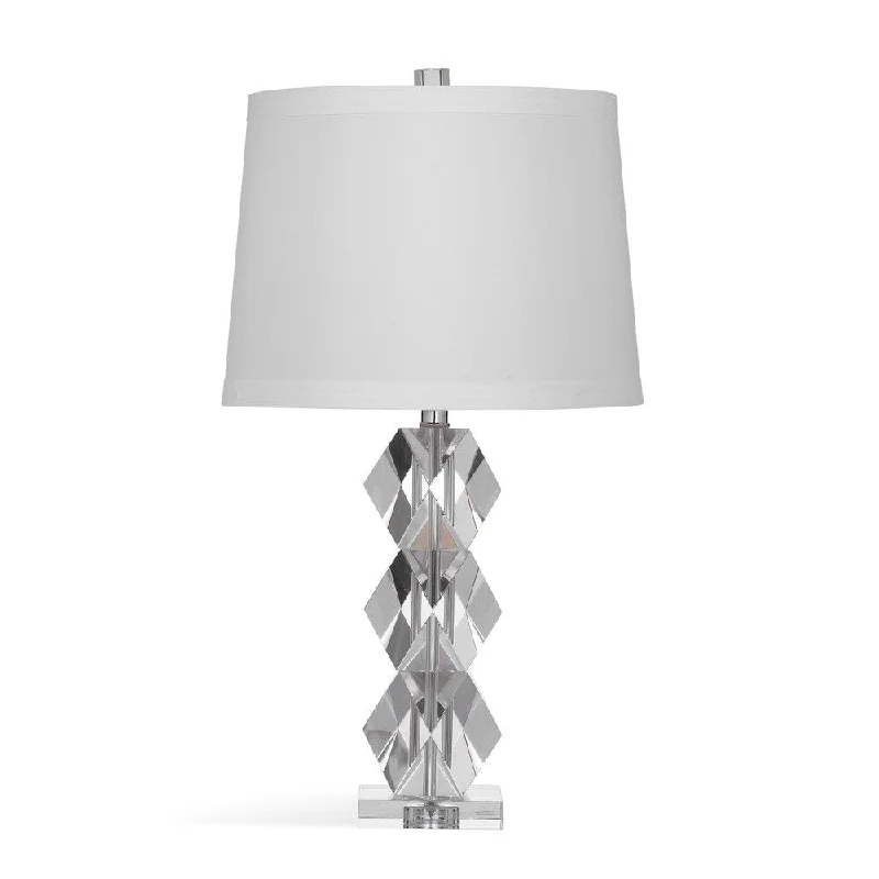 fabric table lamps with a linen shade for a relaxed and breathable lookfabric table lamps with a linen shade for a relaxed and breathable lookCarrigan 27-inch Clear Metal Table Lamp