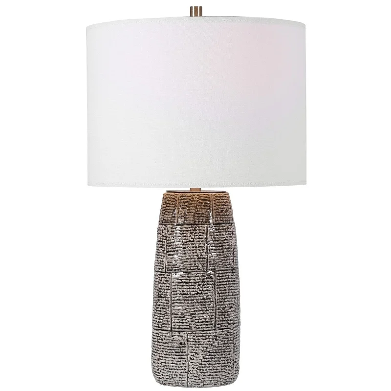 rustic farmhouse table lamps for cozy kitchensrustic farmhouse table lamps for cozy kitchensCeramic Vase Shape Table Lamp with Brick Pattern, Gray rustic farmhouse table lamps for cozy kitchensrustic farmhouse table lamps for cozy kitchensCeramic Vase Shape Table Lamp with Brick Pattern, Gray