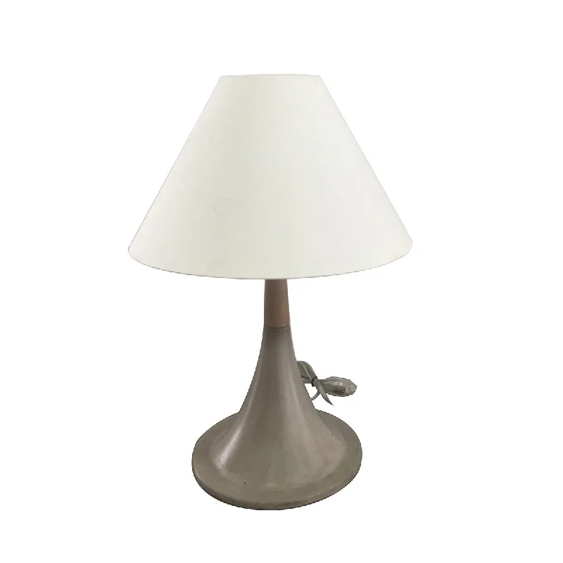crystal table lamps with dazzling prisms for a glamorous effectcrystal table lamps with dazzling prisms for a glamorous effectContemporary Style Concrete Base Table Lamp with Shade, White and Gray