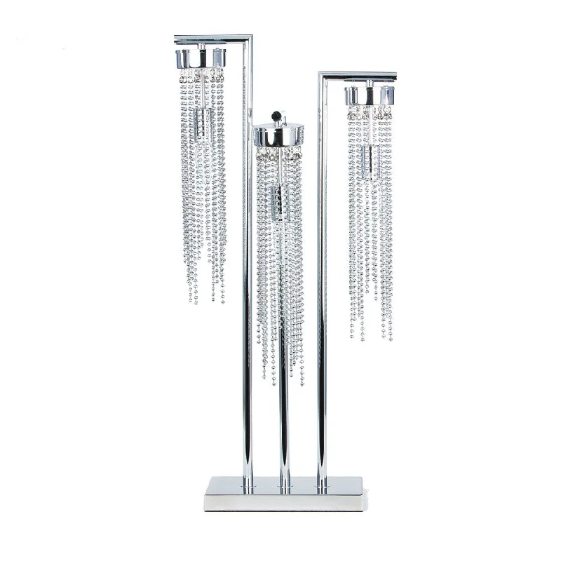 asian inspired table lamps with bamboo accents for a zen atmosphereasian inspired table lamps with bamboo accents for a zen atmosphereFinesse Decor Beaded Chrome Table Lamp - Large