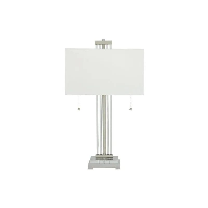 glass table lamps with a frosted surface for soft light diffusionglass table lamps with a frosted surface for soft light diffusionFinesse Decor Crystal Rods Table Lamp // 1 Light