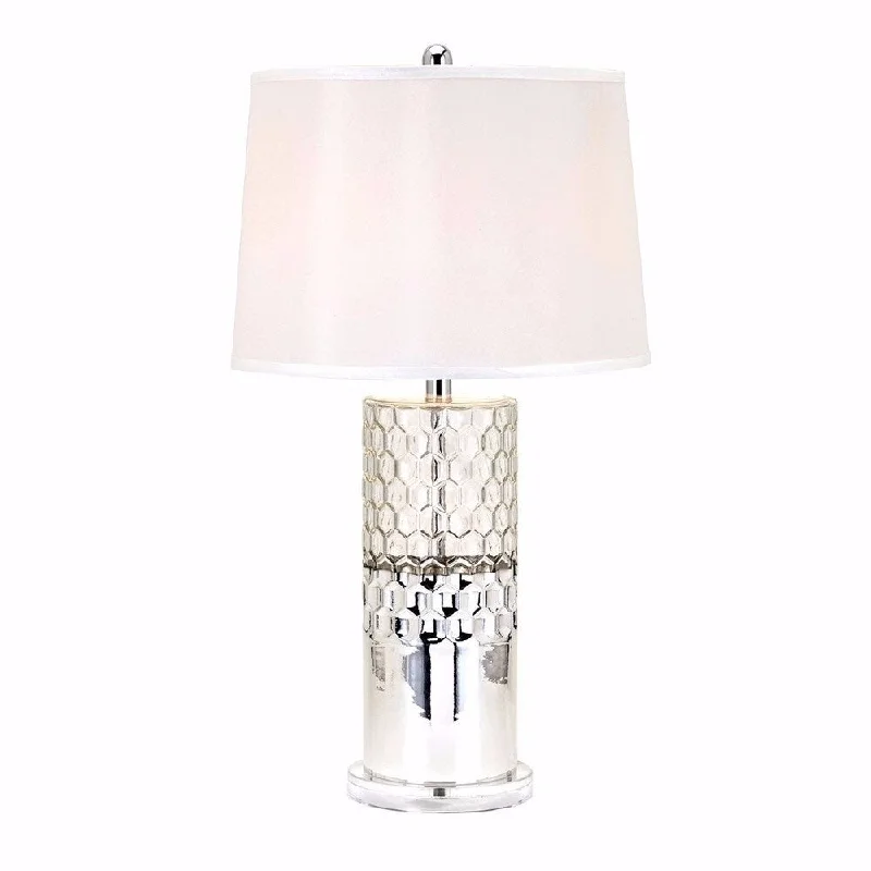 glass table lamps with a frosted surface for soft light diffusionglass table lamps with a frosted surface for soft light diffusionGlamorous Madison Table Lamp With Sleek Base, Silver and White