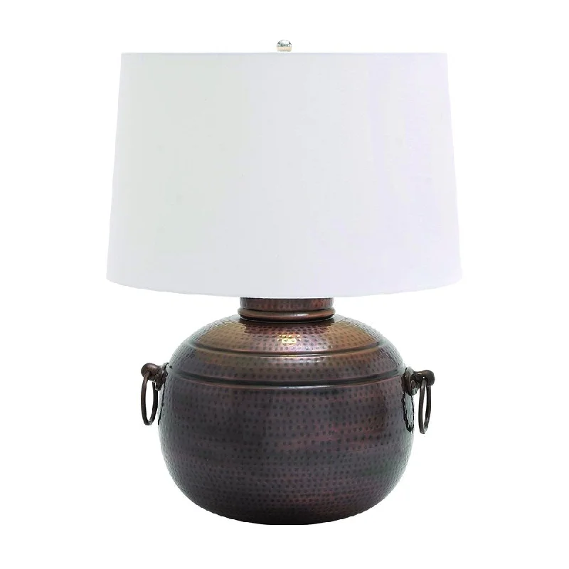 crystal table lamps with dazzling prisms for a glamorous effectcrystal table lamps with dazzling prisms for a glamorous effectHammered Metal Table Lamp With Decorative Ring Latches