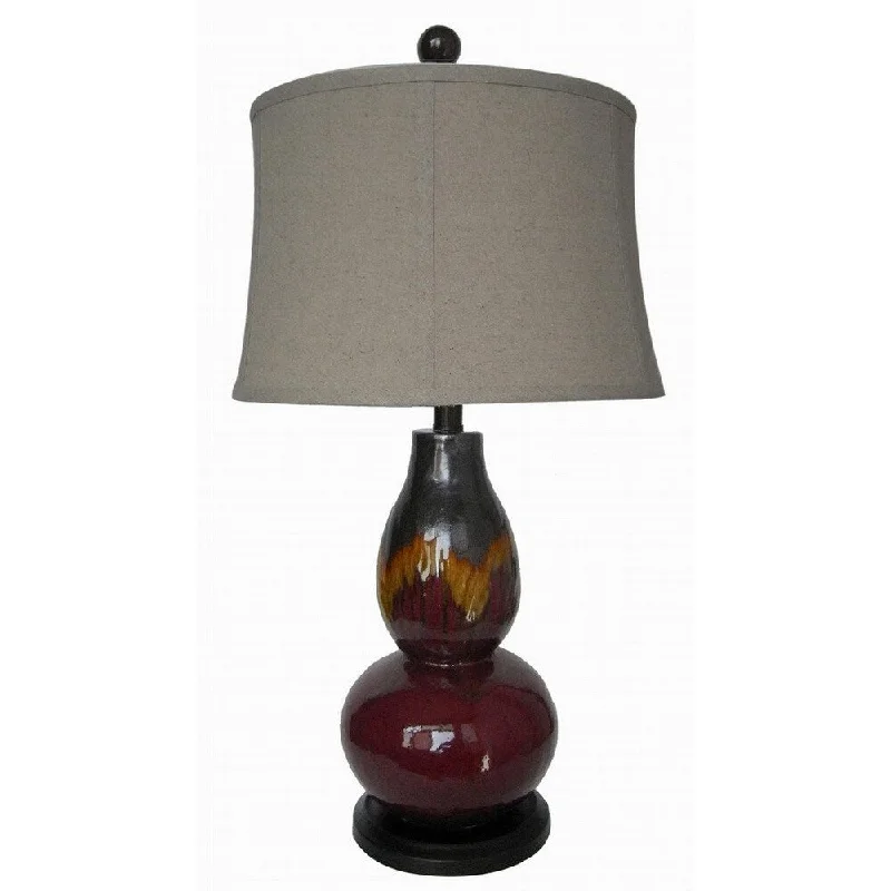 rustic farmhouse table lamps for cozy kitchensrustic farmhouse table lamps for cozy kitchensIntegrity 29-inch Burgundy and Orange with Metallic Ceramic Table Lamp rustic farmhouse table lamps for cozy kitchensrustic farmhouse table lamps for cozy kitchensIntegrity 29-inch Burgundy and Orange with Metallic Ceramic Table Lamp