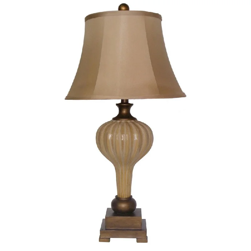 modern minimalist table lamps for contemporary living roomsmodern minimalist table lamps for contemporary living roomsIntegrity 31-inch Cream Ribbed Pot Footed BaseTable Lamp