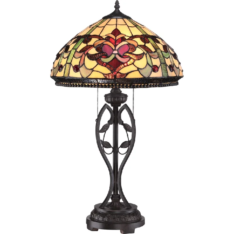 glass table lamps with a frosted surface for soft light diffusionglass table lamps with a frosted surface for soft light diffusionKings Pointe 2-light Imperial Bronze Tiffany-style Glass Table Lamp