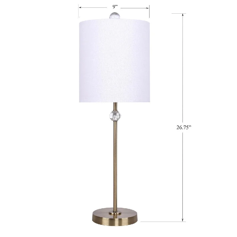 art deco table lamps with geometric shapes for a retro touchart deco table lamps with geometric shapes for a retro touchMetal and Crystal Table Lamp with Linen Drum Shade - 26.75