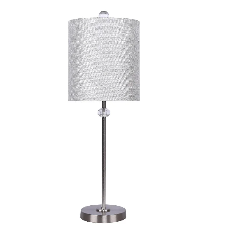 SilverGray Linen / Brushed Nickel