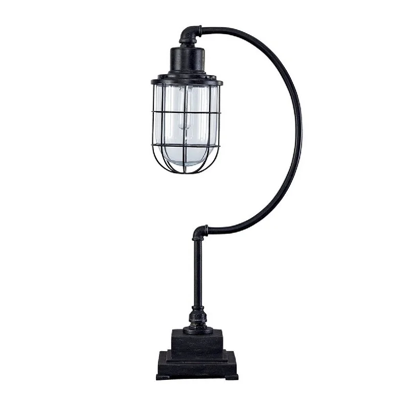 glass table lamps with a frosted surface for soft light diffusionglass table lamps with a frosted surface for soft light diffusionMetal Desk Lamp with Block Base and Glass Shade, Black